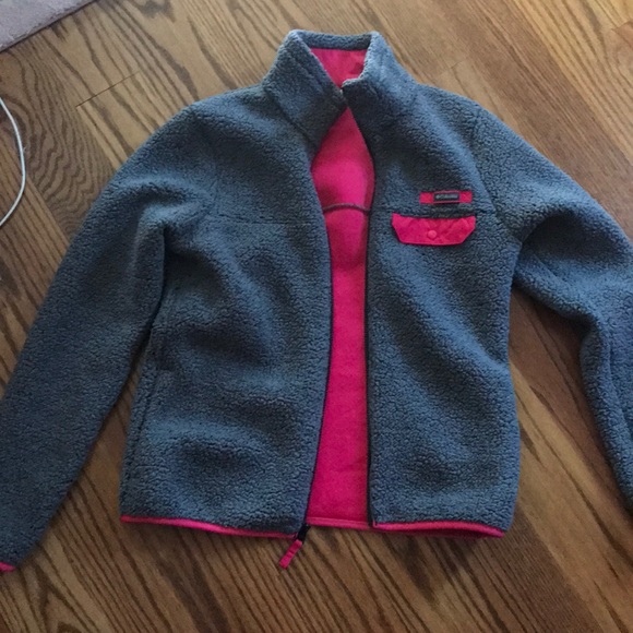 Columbia Fuzzy Zip Up - Picture 1 of 2